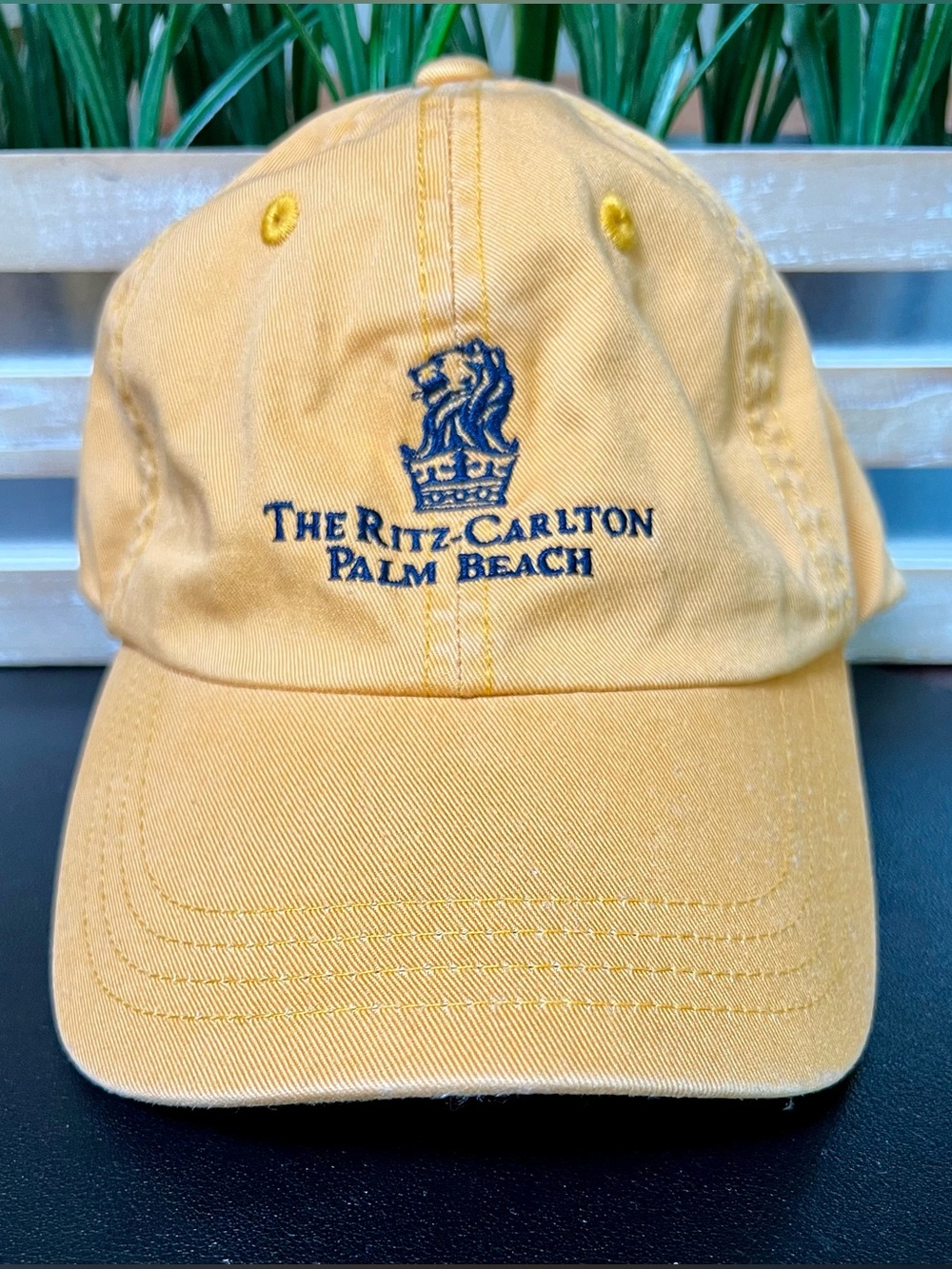 IMPERIAL Brand Vintage Cotton Ritz Carlton Palm Beach Strap-Back Cap
